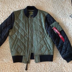 Alpha Industries Quilted Bomber Jacket
